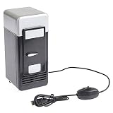 Lanbowo Mini USB Nevera Congelador Bebida Cerveza Enfriador Nevera para Viaje Coche Oficina, Inteligente Preservación Pequeño Congelador Nevera - Negro