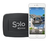 1Control Solo 1ª Gen, Abridor de Puerta Bluetooth Inalámbrico para Teléfono/Smartphone para Abrir Portón y Puertas de Garaje con Control Remoto, x 4 Puertas y hasta 10 Usuarios, Negro, Made in Italy