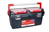 Tayg Caja herramientas plástico aluminio n. 600, negro, 600 x 305 x 295 mm