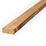 Tablones para terraza de madera de teca de BioMaderas; anchura de 50 mm, grosor de 19 mm