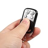 LANTRO JS - Mando Garaje Universal, Código Fijo, Frecuencia 433,92 MHz Llavero de Clonación, 12V 50m Sensible Mando a Distancia Remoto inalámbrico, para Puerta de Garaje Coche, portón automático