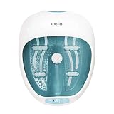 Homedics Bañera Spa masajeador para Pies 4 en 1, Hidromasaje para pies, Terapia Magnética, Vibración y Calor, Accesorios pedicura