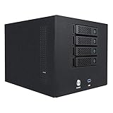 UNYKAch Chasis Servidor Caja NAS 4U, 4 bahías externas HOT SWAP Compatibles con Discos de 3,5″ o 2,5″, USB 3.0 x 1, 1 Ventiladores de 120 mm Incluido
