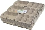 SUPA Cajas de Huevo, 24 Piezas | Caja de Huevos de Fibra Tradicional | 100% reciclable y Biodegradable,