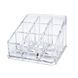 LASE C9, Organizador de Maquillaje Mujer. Guarda y Almacena tu Set de Maquillaje y Cosméticos. Cajón de Metacrilato Transparente para Tocador. Caja Expositora de Pintalabios y Brochas (405406)