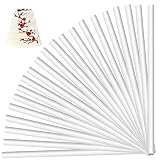Palito Plástico Tarta 30 Piezas reutilizable Dowel Rods Soportes para Tartas Varillas de Clavija para Construcción y Apilamiento de Pastel Escalonado 12 x 240mm