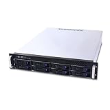 Fantec SRC-2080X07 - Recinto de almacenamiento de discos duros para su instalación en armarios industriales de 48,3 cm (19'), placa base: M-ATX, ATX, E-ATX, SSI CEB