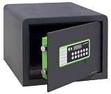 Arregui Supra Morotizada 240220 Caja fuerte de sobreponer, 6 mm de espesor, apertura electrónica motorizada, 25x35x25 cm, 16 L