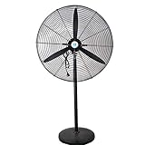 Ventiladores de pedestal de celosía Ventilador de piso: ventilador eléctrico, ventilador de pared resistente, fábrica de viento, ventilador de piso de cabeza móvil vertical para interiores/exteriores