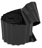 Windhager 6413-0 Borde del césped, 20 cm x 9 m, Antracita