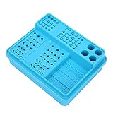 01 02 015 Estuche de Almacenamiento de Limpieza para Endodoncia, Cubierta Antipolvo Transparente Portátil, Organizador de Endodoncia ABS, Caja de Endodoncia Dental Liviana para Hospital Dental