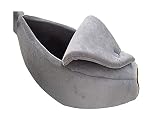 HONGBI Linda Cama para Perros y Gatos en Forma de plátano Cama para Mascotas cálida y Suave Perrera Lavable para Gatos y Perros colchón tapizado para casa de Perros Gris S：40 * 15 * 10CM