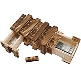 Caja con compartimentos secretos Caja madera secreta Caja mágica Caja madera souvenirs Caja regalo misteriosa para regalos cumpleaños boda para almacenar dinero, cupones, tarjetas, joyas, etc.