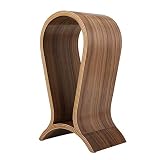 Soporte para Auriculares Headset Stand ONEGenug Titular de auriculares, Madera de nogal para Sennheiser / Audio-Technica / AKG / Beyerdynamic / Logitech / HyperX / SONY PS4 Headphones