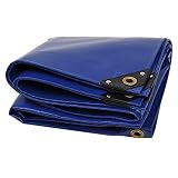nemaxx Lona de protección PLA32 Premium 300 x 200 cm; Azul con Ojales, PVC de 650 g/m², Cubierta, Lona de protección. Impermeable y a Prueba de desgarros, 6m²