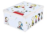 Kanguru Collection Peanuts Caja de Almacenamiento en cartòn Lavatelli, Snoopy, facil Montaje, Resistente, 39x50x24cm, Grande, 7