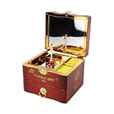 Joyero musical, caja de música con bailarina, con cajón extraíble, ideal para guardar joyas y como regalo