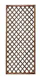 HERSIG - Celosia Madera Rectangular | Celosia con forma rectangular para Balcon, Terraza, Jardin o para Interior - 180 x 60 cm - Marrón
