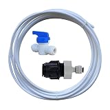 Kit De Conexión para la Instalación De Filtros De Nevera Vyair para Refrigeradores de Estilo Americano Adecuado para Samsung, LG, Daewoo, Bosch, GE, Whirlpool con Tubo de 1/4' Y Tubo de 5m