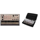 Korg Volca Keys - Sintetizador Y Caja De Ritmos + Udg U8435Bl Creador Carcasa Rígida Para - Color Negro