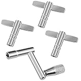 Llave Tambor Llave de Afinación Universal para Kit de Batería Tambor de Caja Tambor de Bajo Instrumentos de Percusión 4 Piezas