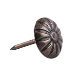 Yosoo 100Pcs Perno Para Decorativo De Madera De La Tachonada Del Clavo De Bronce Antiguo De La Antigüedad Para La Decoración Casera De Los Muebles (Size : Type7-Green Bronze)