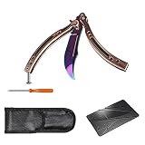 Nuevo CsGo Herramientas De Entrenamiento De Seguridad|El Entrenador De Acero Inoxidable|Ejercicios de Cuchillo(Multicolor)