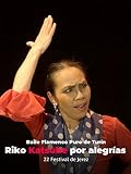 Riko Katsube por alegrías. Baile Flamenco Puro de Turín. 22 Festival de Jerez