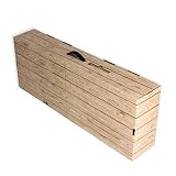 20 Cajas de cartón para jamones. Imitación caja madera