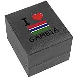 'I Love Gambia' Caja del Anillo de Compromiso (RB00019334)