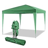 Bunao Carpa con Paredes 3x6 m | Plegable, Impermeable, con Protección Solar, Ideal para Fiestas en el Jardín | Gazebo, Cenador, Pabellón, Tienda Fiestas | Persona 10-12 (Verde)