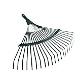 Angoily Rastrillo Solo de Metal Rastrillo de Jardín Cultivador de Paisaje Herramienta de Jardinería para Rastrillar Hojas Aflojar Y Nivelar Mantillo Color Aleatorio