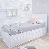 Cama Nido Juvenil Lineal con Piecero Bajo (Cama 105x190)