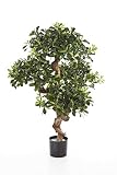 artplants.de Azahar de China Artificial Ethan, 1599 Hojas, Verde, 120cm - árbol sintético - Planta Decorativa