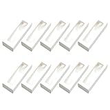 Cabilock 10 Piezas de Cajas de Panadería de Cartón Kraft con Ventana Transparente Mini Cajas de Pastel Cajas de Galletas Caja de Embalaje de Pastelería para El Hogar Y La Tienda Blanco
