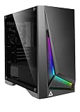 Antec DP301M Micro-Tower Negro - Caja de Ordenador (Micro-Tower, PC, De plástico, SPCC, Negro, Micro ATX,Mini-ITX, Juego)