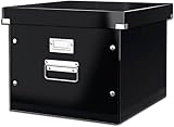 Leitz 60464095 Click & Store - Caja de almacenamiento para carpetas colgantes, color negro
