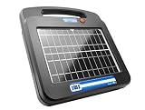 Electrificador de vallas para pastos (solar, 12 V, 12 V, 5 km, 5 km, 0,25 julios)