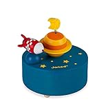 Janod - Caja de Música de Madera Galaxy - Decoración de Cuarto Infantil - A partir de 3 Años, J04670