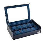 CORDAYS - Estuche Relojero para 10 Relojes con Vitrina de Cristal Hecho a Mano. CDL-10005C…