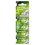 GP Batteries Super Alkaline 27AF-2C5 - Pilas (Alcalino, Cilíndrico, 12 V, 28.2 mm) 5pcs