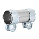 Abrazaderas de escape KIMISS de 45 x 125 mm, conector de abrazadera de tubo de escape de hierro, ajuste de repuesto para Agila/Corsa, 173605