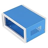 Caja De Conexión Impermeable Antipolvo De Plástico + Hierro Caja De Universidad Eléctrico Universal Gris 17 X 13 X 8 Cm/6,6 X 5 X 2,12 X 3,15 Pulgadas