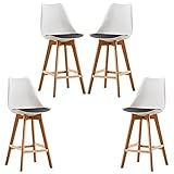 Taburetes Altos de Cocina Regulable, Taburete Cocina Alto ,Silla ,Conjunto de 4 Taburetes de Bar Sillas para Oficina SPA Caja registradora