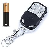 Mando a Distancia Universal Frecuencia De 433,92 Mhz Para Puerta Automática De Gran Alcance. Elegante Mando Universal Para Portones Programable, Código Fijo, Batería De 12 V Incluido