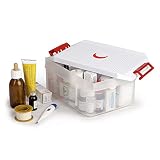 Tatay 1150210 Caja de Almacenamiento Multiusos con Tapa 4.5l de Capacidad plástico Polipropileno Libre de bpa diseño Media Luna, Blanco, 19,2 x 29,7 x 12,4 cm