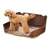 Cajas de arena/Inodoro para Perros Mascotas Soporte De Almohadilla Para Orinal Para Perros De Alta Resistencia Con Bandeja Y Rejilla, Carga 80 Kg - Entrenamiento De Plástico Para Inodoro Para Perros