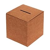 Only Boxes, Urna de Cartón para Votaciones o Eventos, Caja de Cartón para Sugerencias o Buzón, Medidas 25x25x25 cm