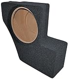 AERZETIX -C52207 - Caja de subwoofer vacía 250mm MDF - 15l - con compatibilidad específica - Carcasa de subwoofer de Altavoz - alerón Trasero Derecho - Gris/Negro - para Coche/Maletero