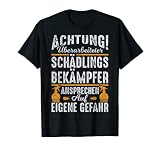 Divertido aparato antiplagas. Camiseta
